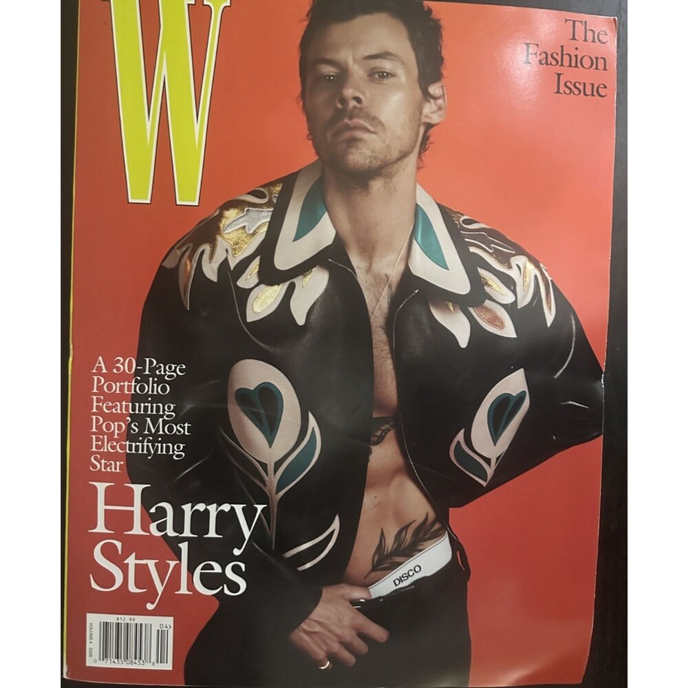 HARRY STYLES - W MAGAZINE -SEPTEMBER 2026  FASHION ISSUE - IN HAND READY TO SHIP